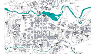 Visitor Parking Map at Cornell